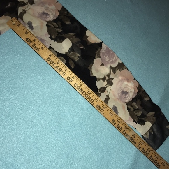 LOVE 4 TRUTH floral wrap semi sheer snap closure hi-low tunic NEW size S - Picture 10 of 10